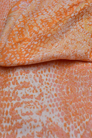 Yaro Flowersnake Duo Honey Orange Tencel Ring Sling | Slingomama