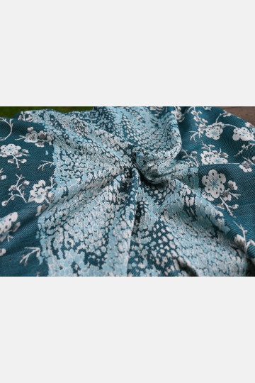 Yaro Flowersnake Duo Black Blue Wool