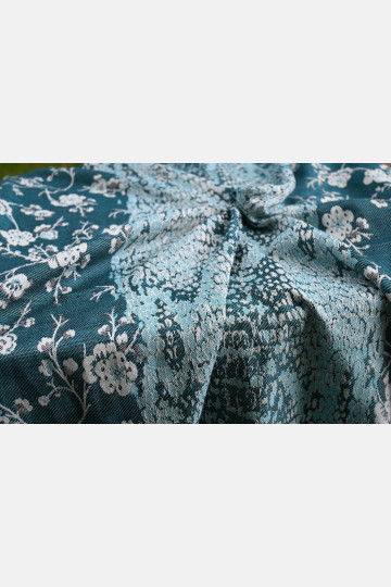 Yaro Flowersnake Duo Black Blue Wool