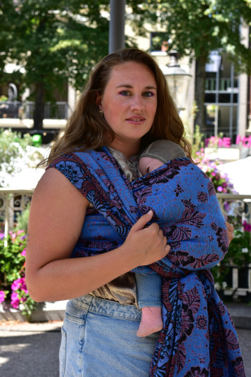 Yaro Ava Duo Black Blue Random Red Ring Sling