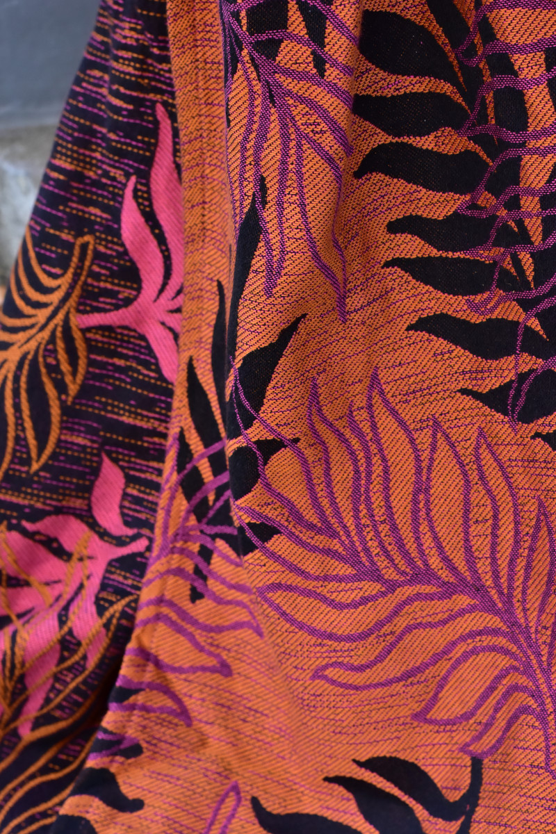 Yaro Oasis Duo Black Pink Bronze - Geweven Draagdoek