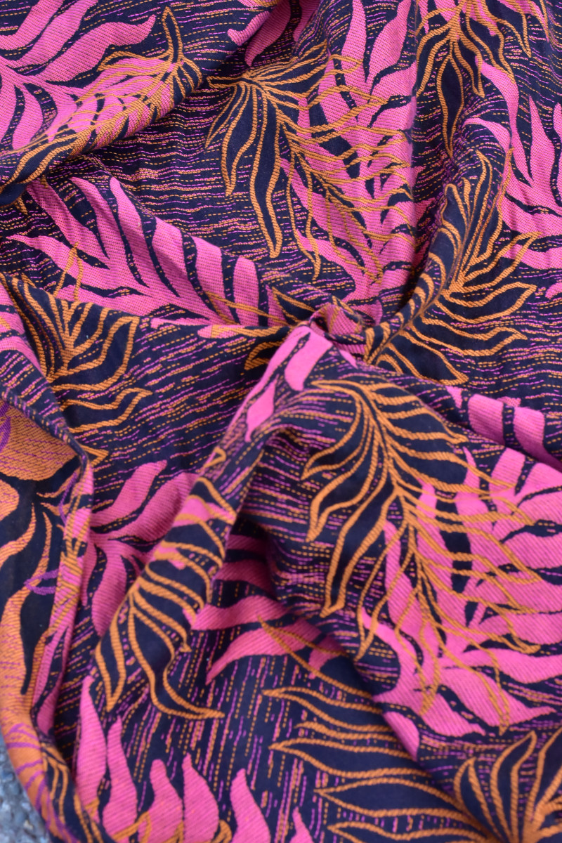 Yaro Oasis Duo Black Pink Bronze - Geweven Draagdoek