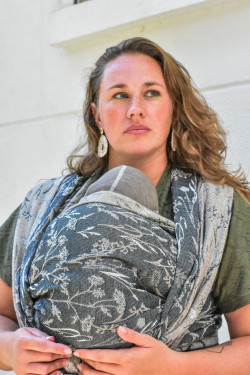 Yaro Terra Duo Brown Black Wool Ring Sling