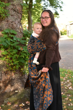 Yaro La Fleur Meta Black Petrol Bronze Modal Ring Sling
