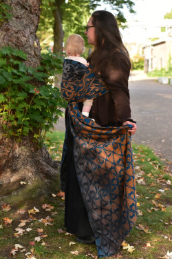 Yaro La Fleur Meta Black Petrol Bronze Modal Ring Sling